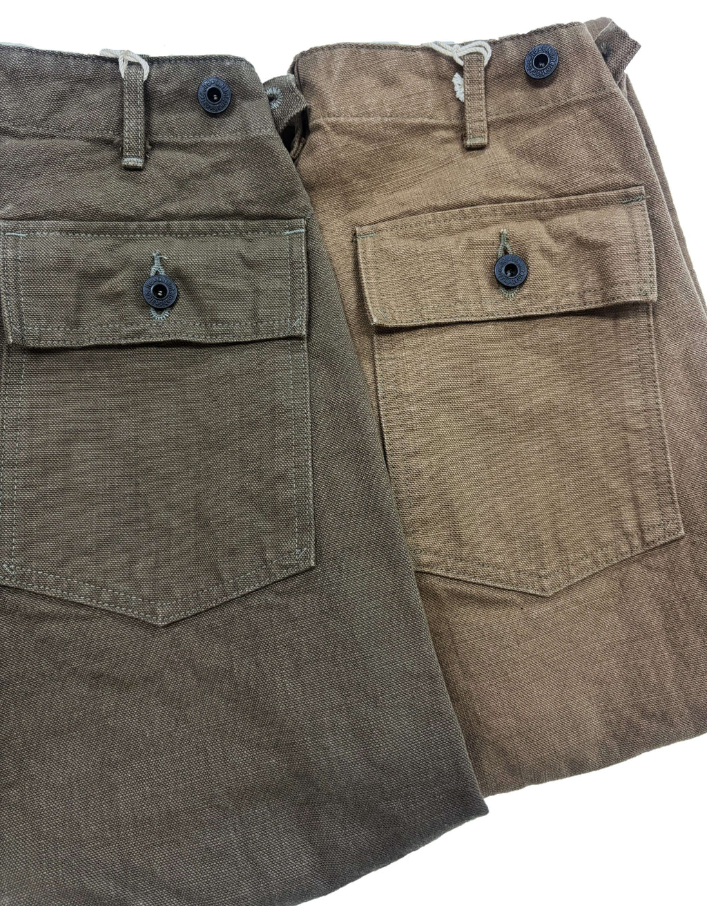 ONI207-HOX-OLB 13oz  Sulfur dye Heavy Oxford Olive Brown Baker Pants