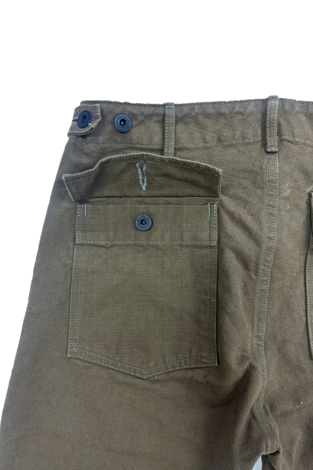 ONI207-HOX-OLB 13oz  Sulfur dye Heavy Oxford Olive Brown Baker Pants