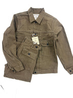 ONI207-HOX-OLB 13oz  Sulfur dye Heavy Oxford Olive Brown Baker Pants