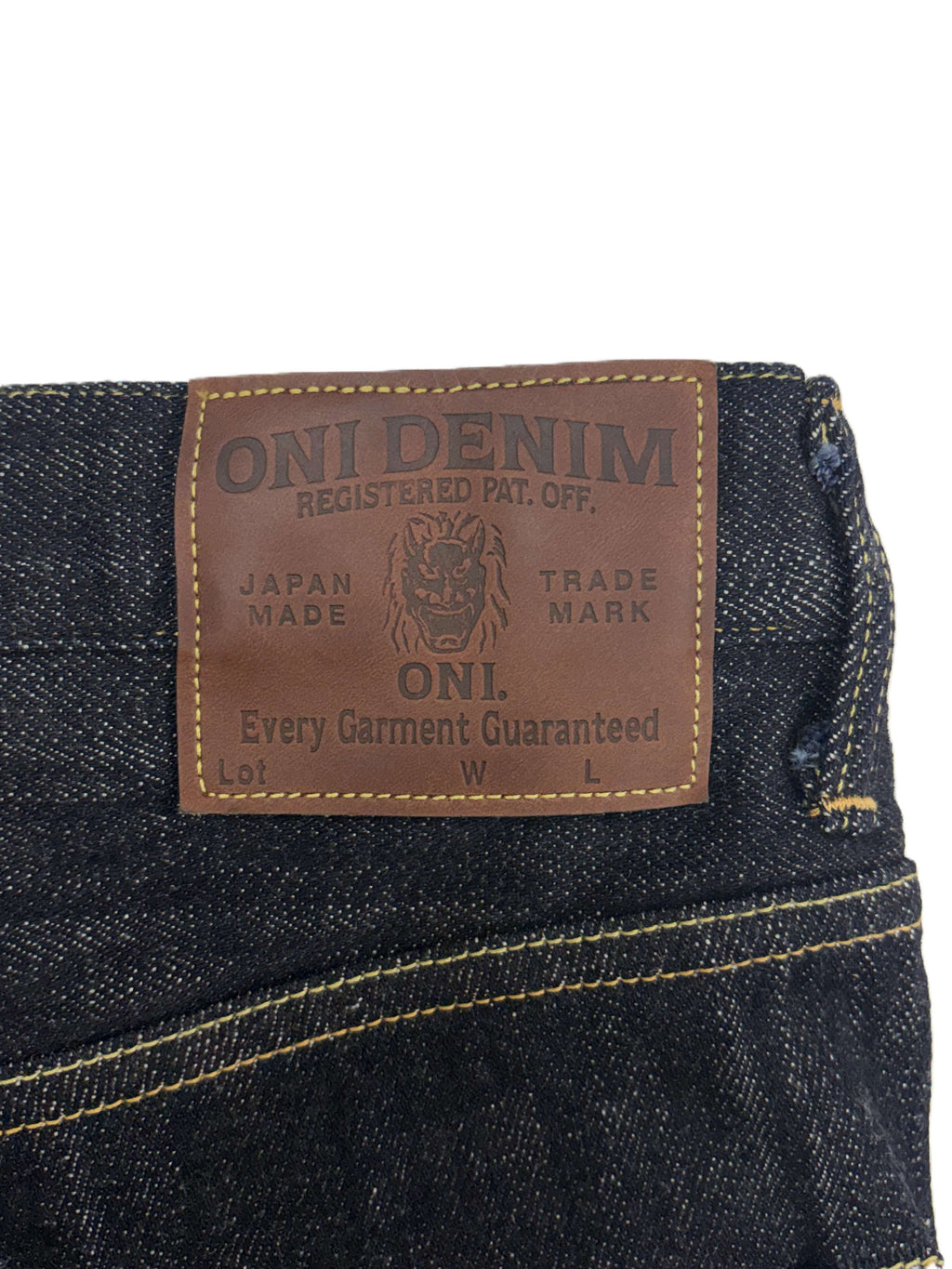 ONI222-LWD 12oz Loose Weave Denim Super Wide Straight