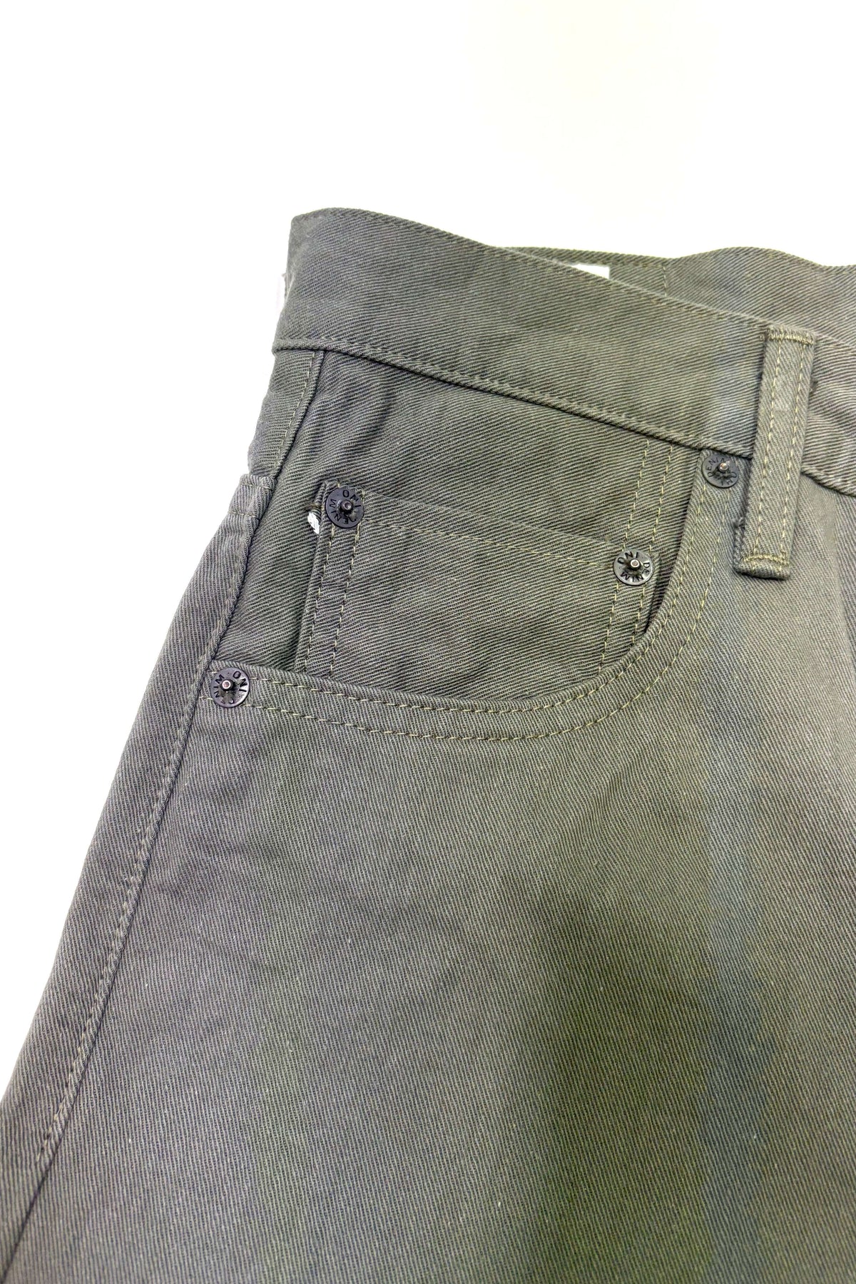 ONI266SVC-GOL Selvedge Chino Light Olive Relax Straight