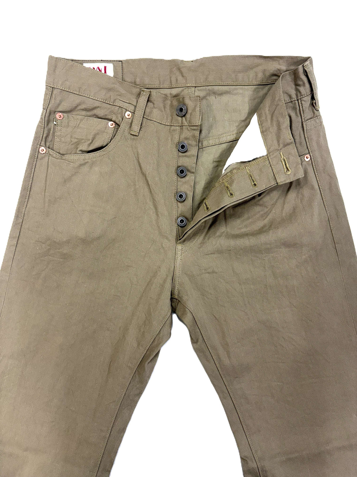 ONI271-SVCKB Selvedge Chino Khaki Beige