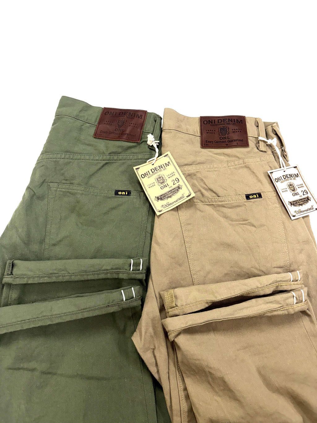 ONI271-SVCOL Selvedge Chino Olive