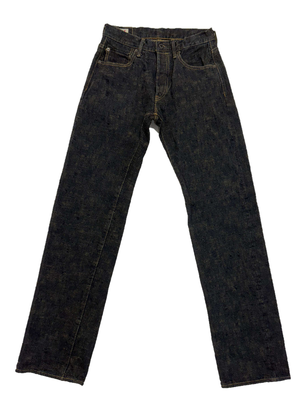 ONI-277Bumpy-黄土 (Yellowish Brown) 17oz Bumpy Denim Just Right Straight
