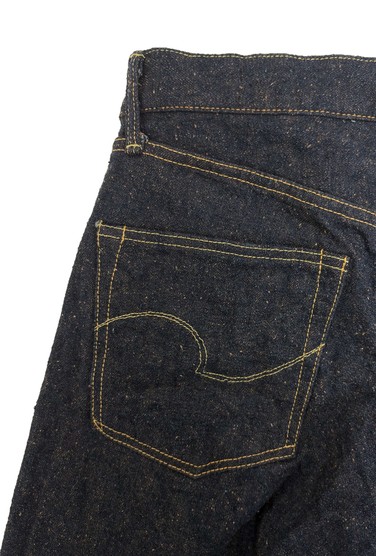 ONI288CCD-MOCA 15oz Crushed Concrete Denim Weft: Moca Regular Straight