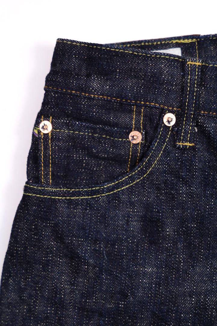 ONI288-Kasuri 17oz ONI Kasuri Denim Regular Straight