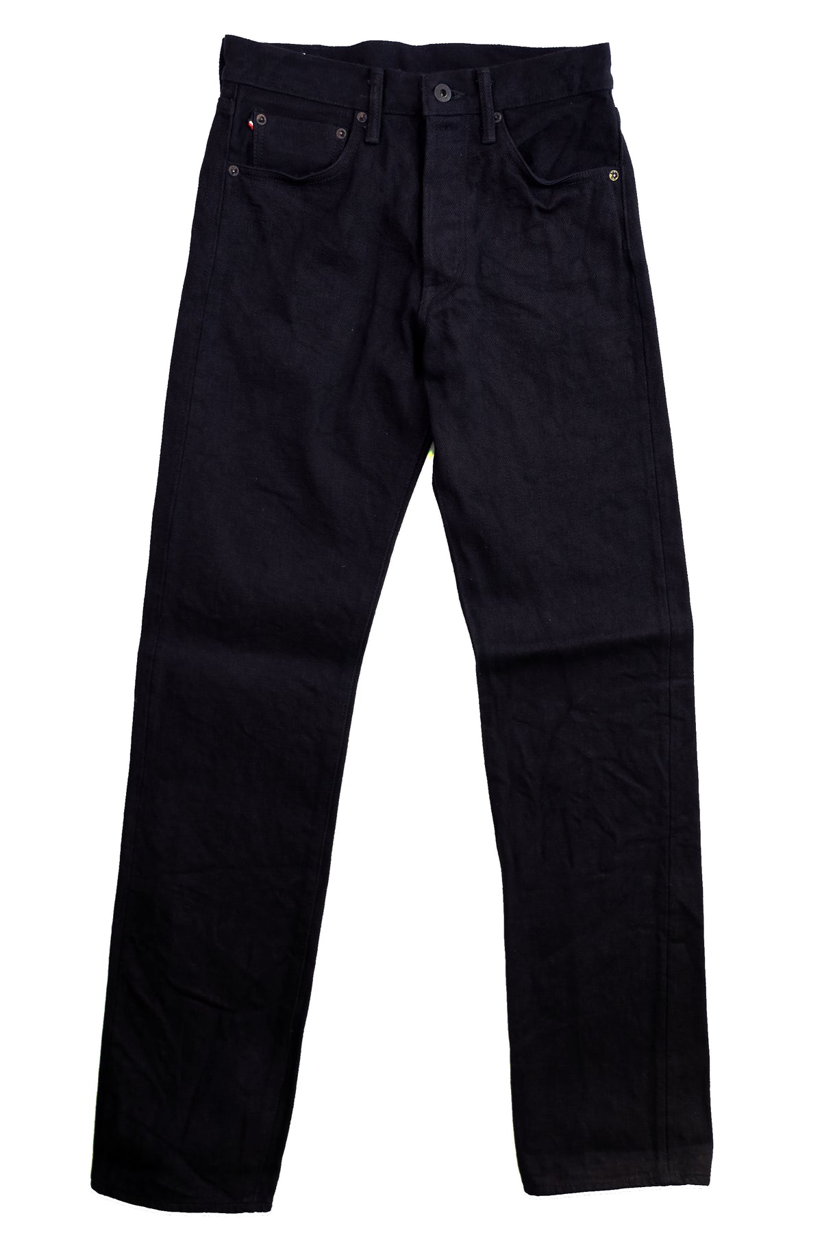 ONI-288ZRBKBK 20oz Secret Black Denim Regular Straight
