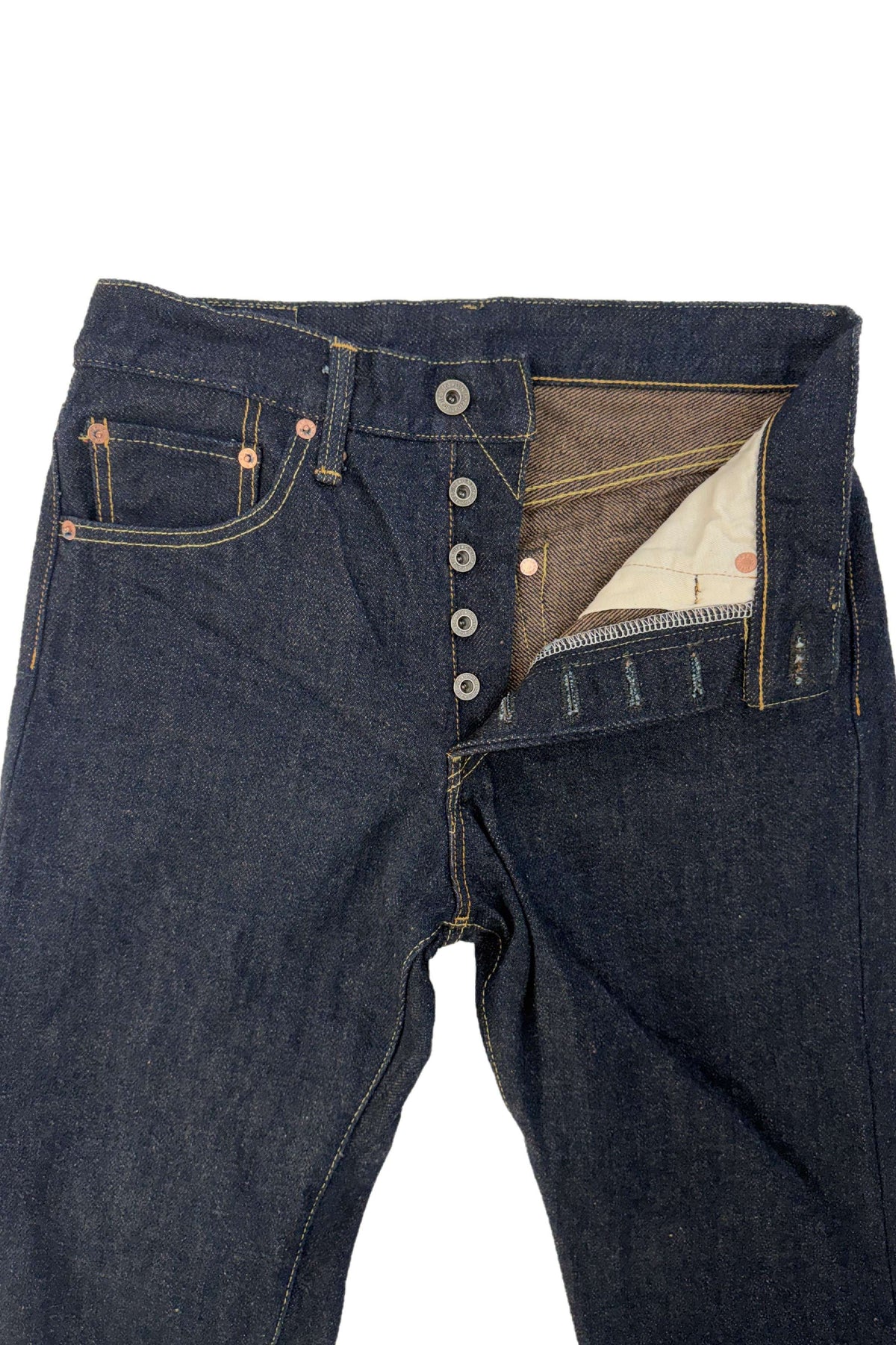 ONI288ZR-LBR 20oz Secret Denim weft Light Brown  Regular Straight