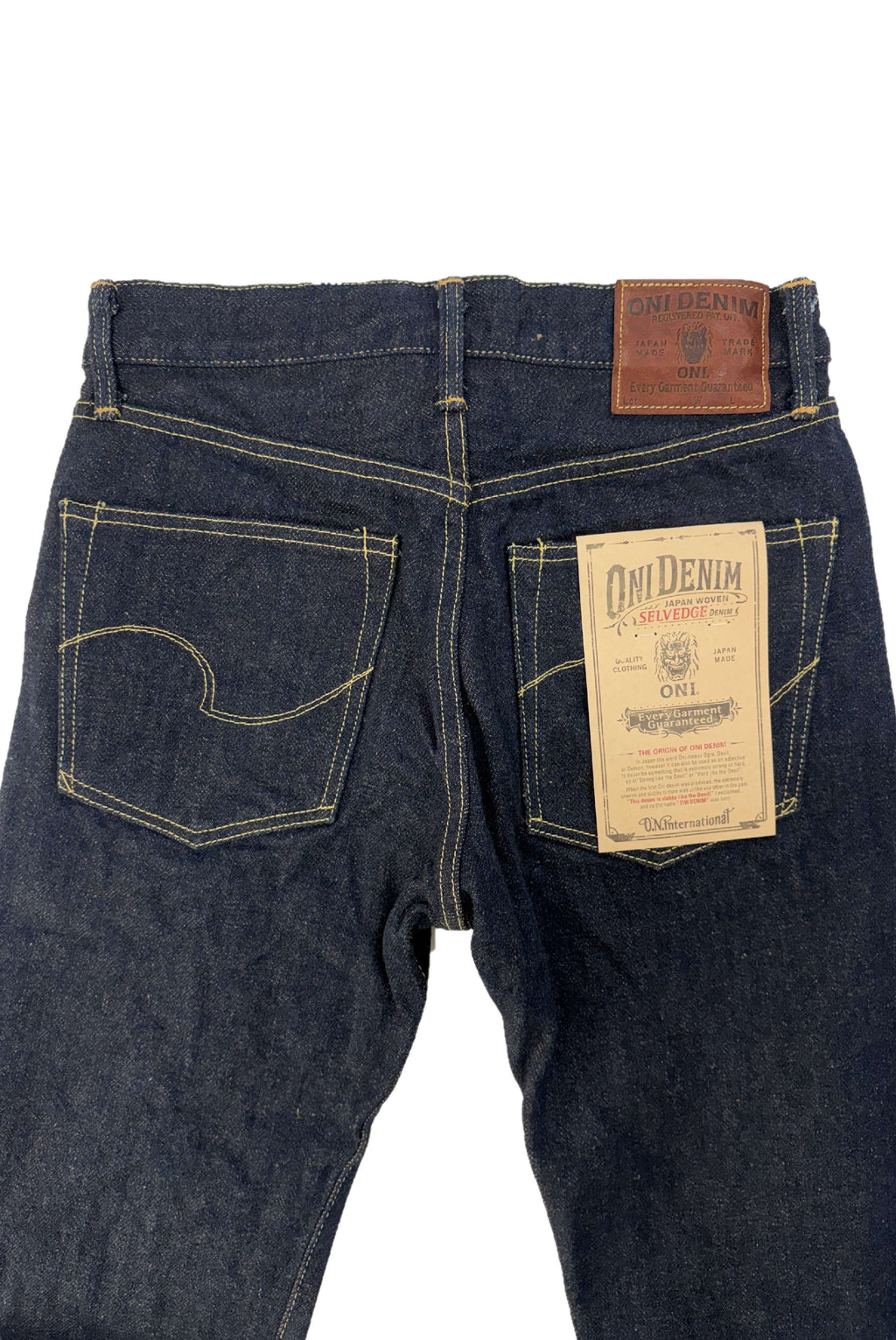 ONI288ZR-LBR 20oz Secret Denim weft Light Brown  Regular Straight