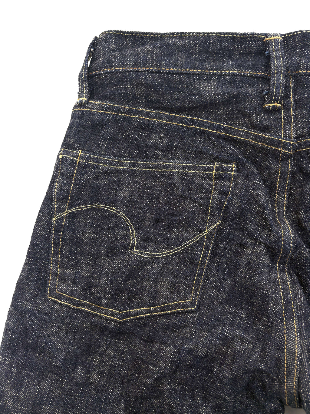 ONI505-KASURI 17oz ONI Kasuri Denim Retro style Regular Straight