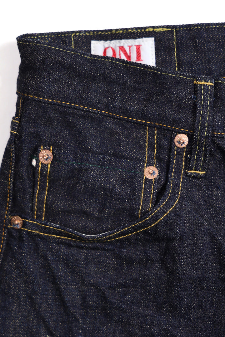 ONI622-14KBE 14oz Oni Denim Relax Tapered