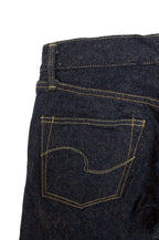 ONI622CCD-MOCA 15oz Crushed Concrete Denim Weft: Moca Relax Tapered