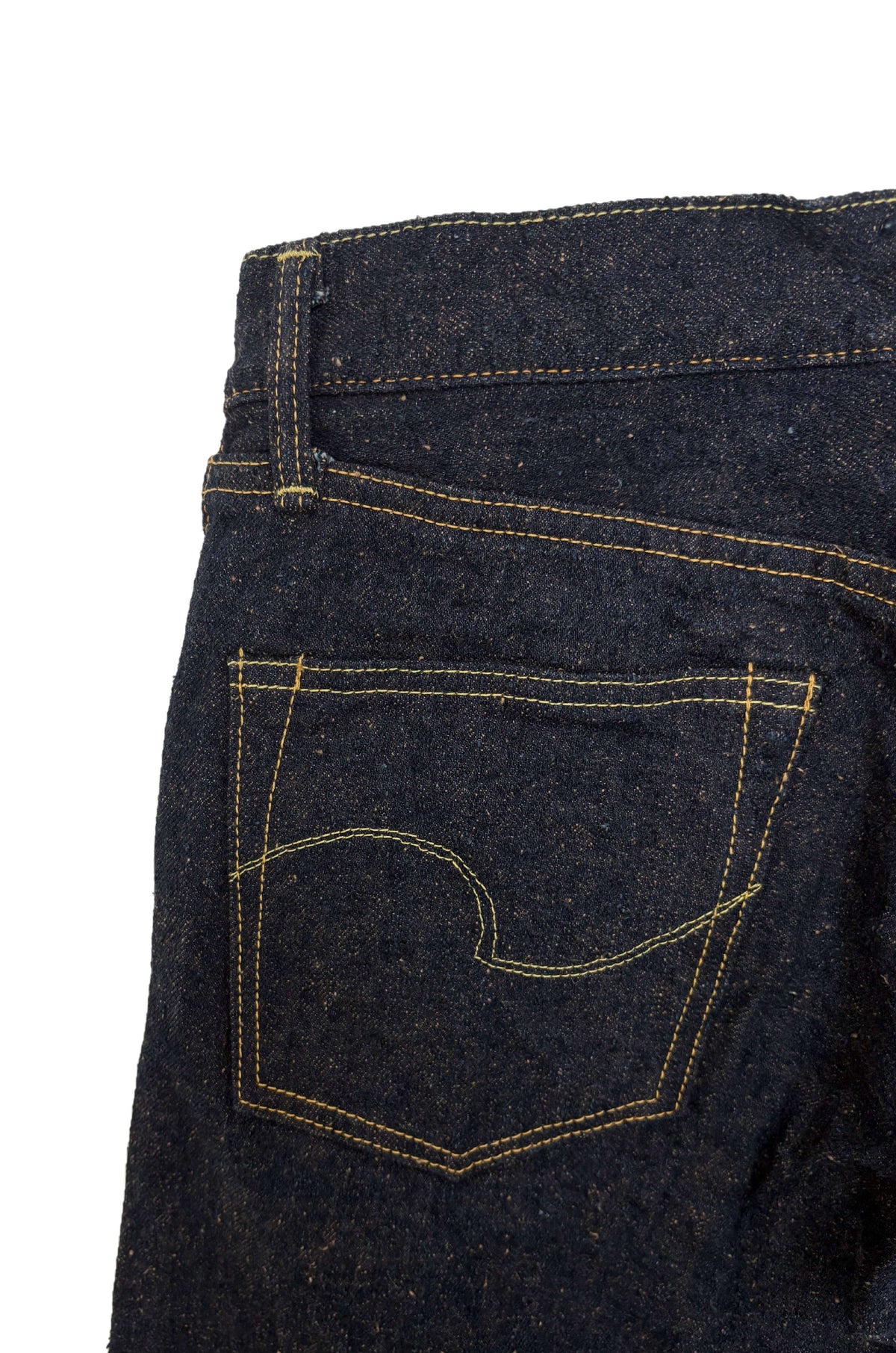 ONI622CCD-MOCA 15oz Crushed Concrete Denim Weft: Moca Relax Tapered
