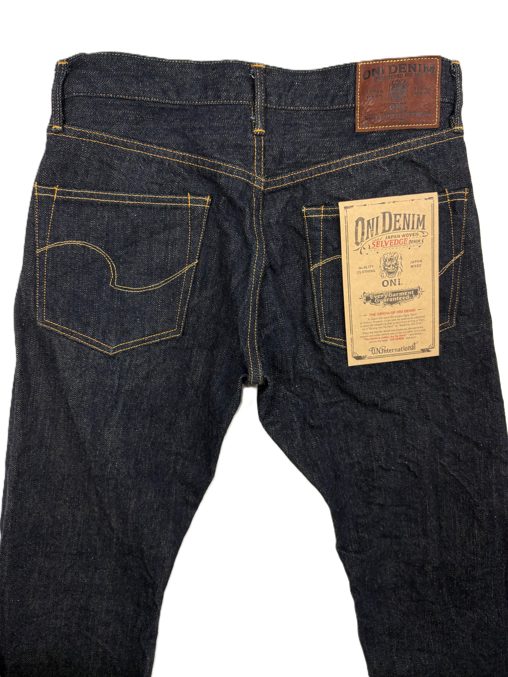 ONI622-GC15 15oz Greencast Denim Relax Tapered