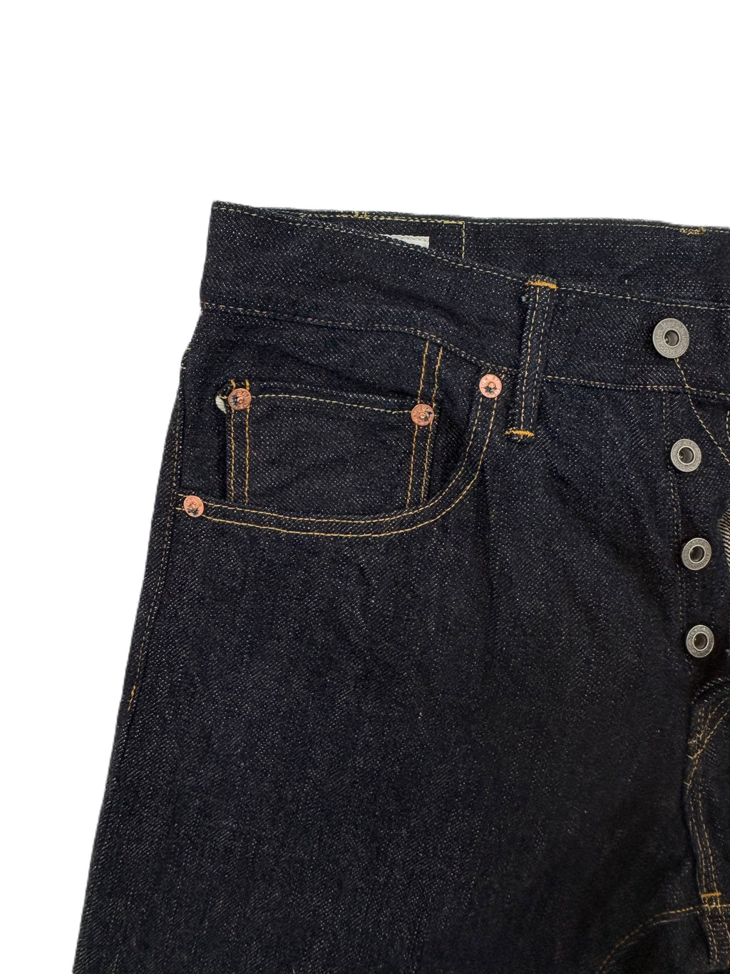ONI622-GC15 15oz Greencast Denim Relax Tapered