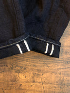 ONI200-14BLK 14oz Oni Denim (Weft: Black) Wide Straight