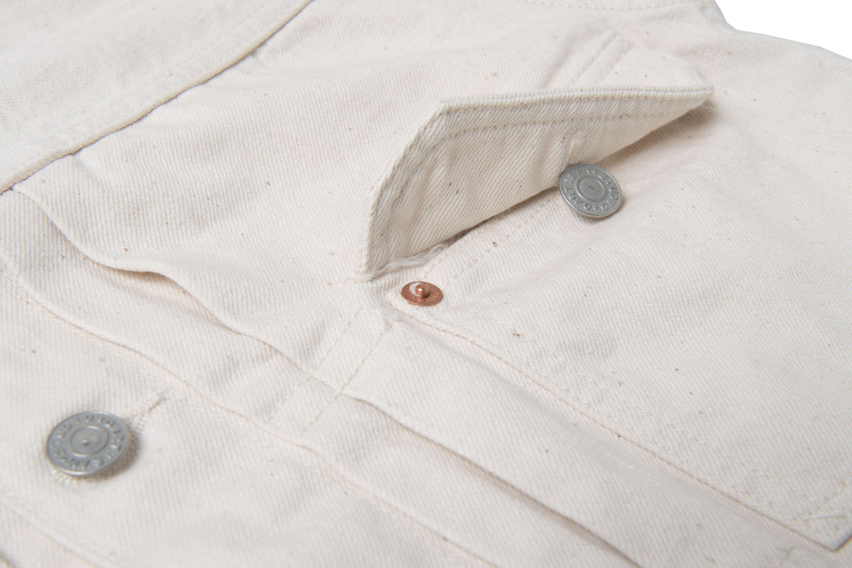 SDL-411E 1st Type White Denim Jacket