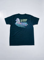 SJST26-106 Aged Cotton Inlay Loopwheel Tee "Pull Against The Current"