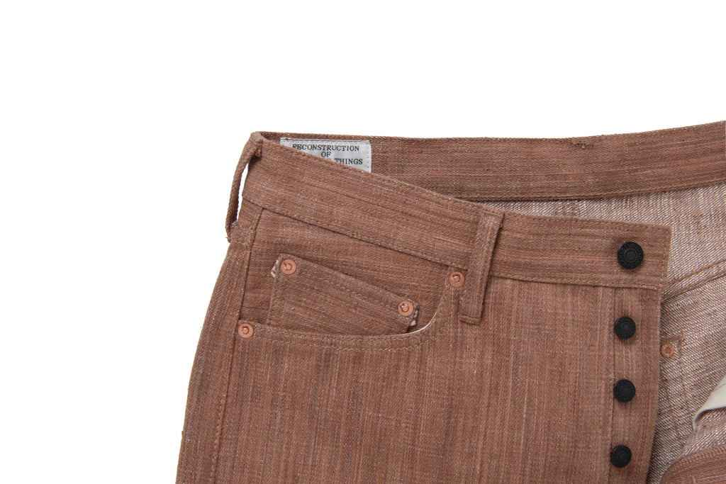 SP-110 16oz Kakishibu EXTREME DENIM (極) Slub Jeans Regular Straight