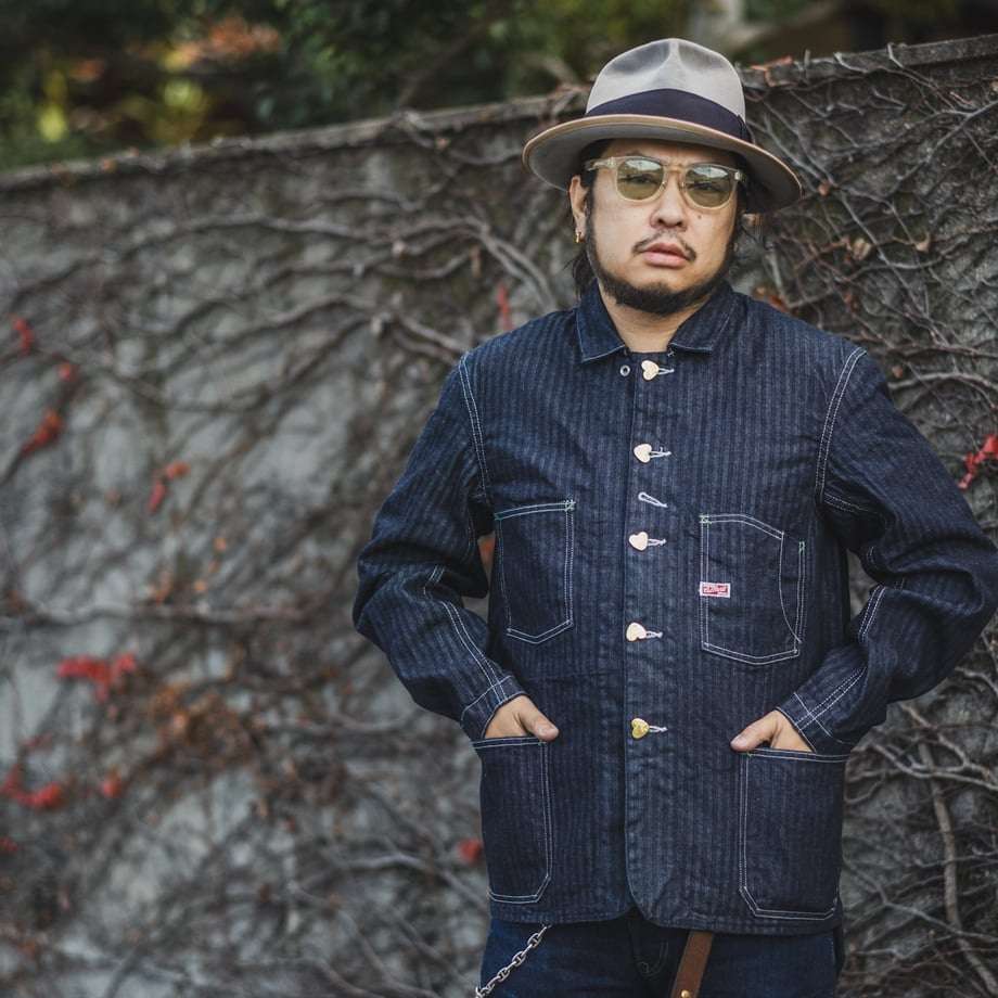 TCB 10oz Cathartt Chore Coat Denim Herringbone