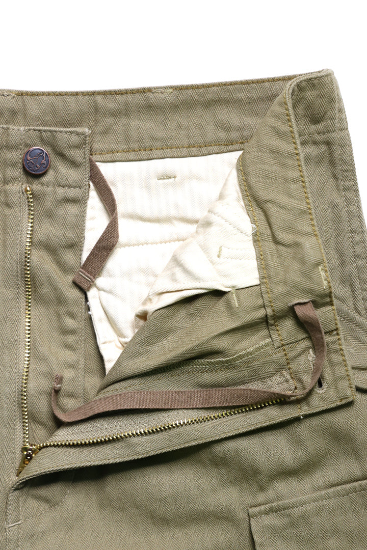 TNK305 "herringbone" M65 Pants (KHAKI BEIGE)