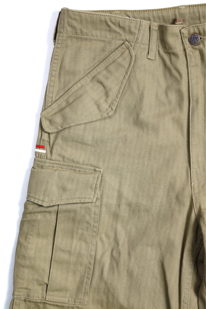 TNK305 "herringbone" M65 Pants (KHAKI BEIGE)