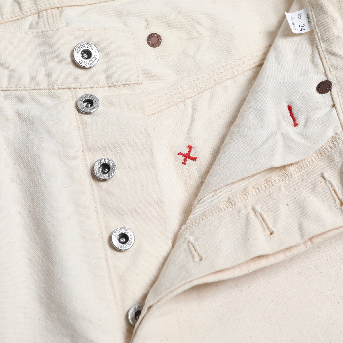 1804N Waist Overalls Natural Duck