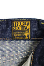 TRPDM1605 14.5oz TROPHY CLOTHING × Denimio COLLAB DIRT DENIM REGULAR STRAIGHT