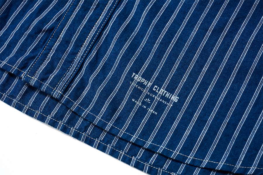 TROPHY CLOTHING - HARVEST L/S SHIRT (STRIPE) TR-SH04