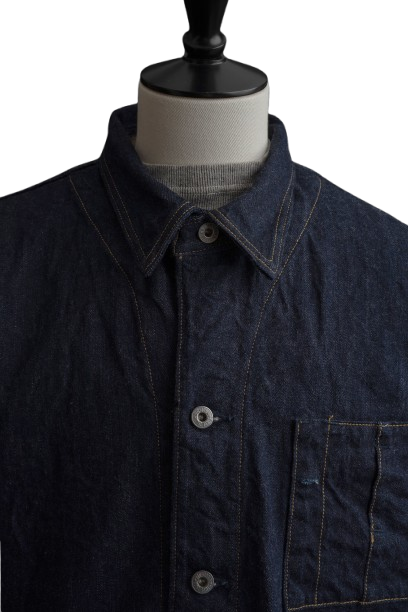 XX604 (001) 12oz Natural Indigo Selvedge Denim – Coveralls, 100% Organic Cotton from Five Continents