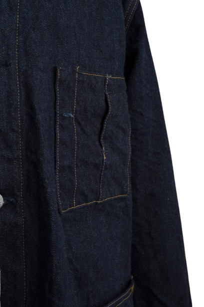 XX604 (001) 12oz Natural Indigo Selvedge Denim – Coveralls, 100% Organic Cotton from Five Continents
