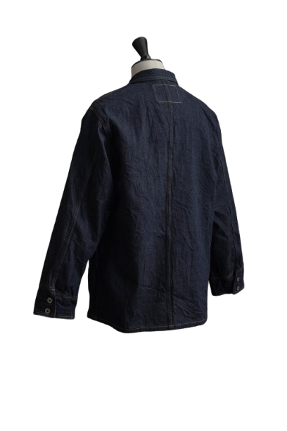 XX604 (001) 12oz Natural Indigo Selvedge Denim – Coveralls, 100% Organic Cotton from Five Continents