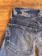 52294 Color2(Light Indigo) Front zipper Straight 5 pocket Slim