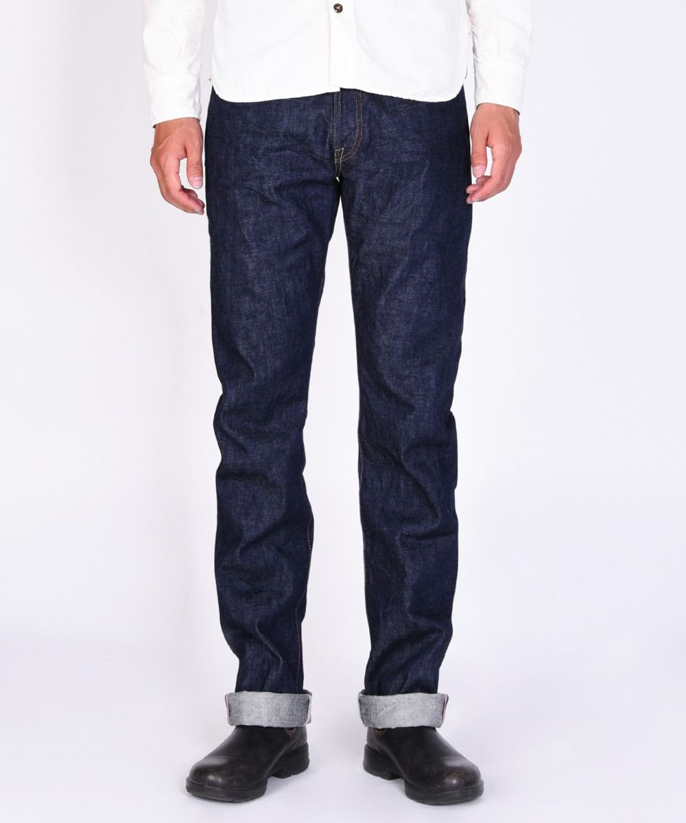 G014-MZ 14.7oz Copper Label Deep Colored Selvedge denim Slim Tapered Zipper fly...