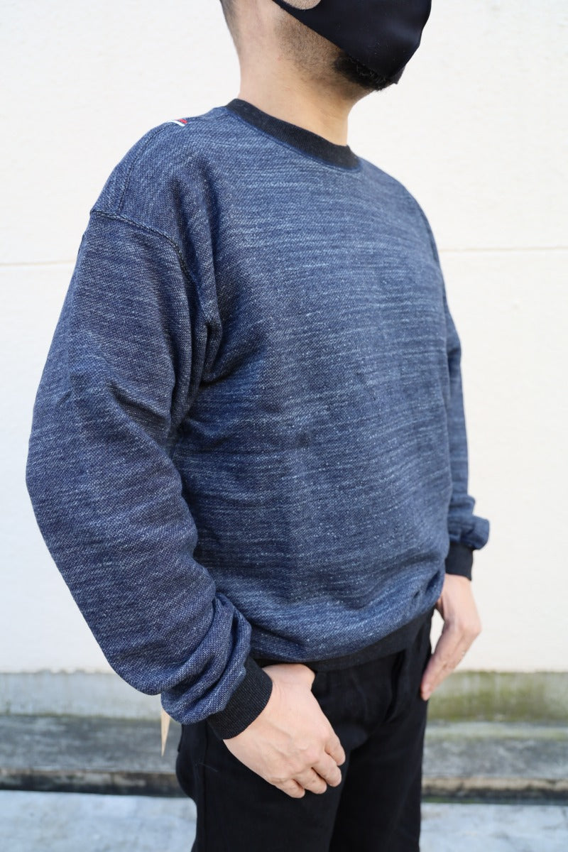 HY1716K "KUON" Indigo Sweatshirt