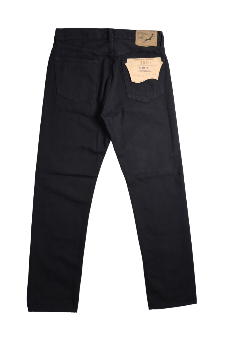 107 IVY FIT BLACK DENIM 01-0107W-D61
