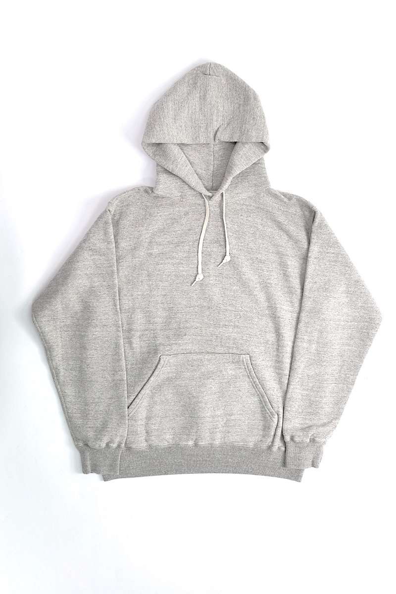 03-0016 LOOP WHEEL HOODED SWEAT SHIRT 64HEATHER GRAY