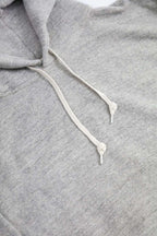 03-0016 LOOP WHEEL HOODED SWEAT SHIRT 64HEATHER GRAY