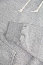 03-0016 LOOP WHEEL HOODED SWEAT SHIRT 64HEATHER GRAY