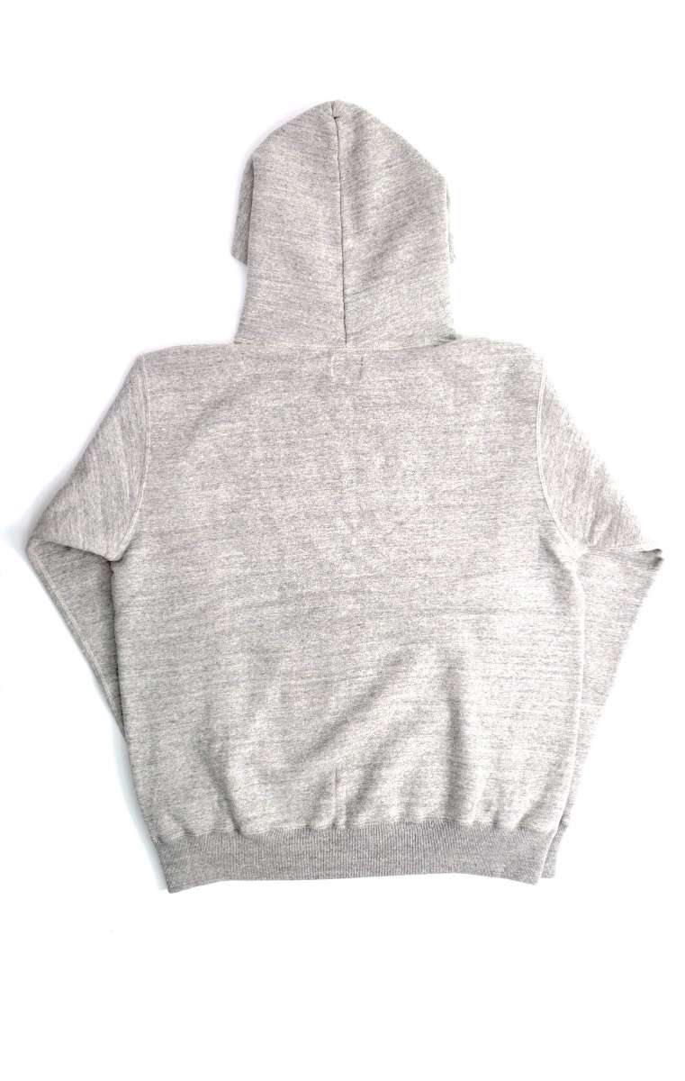 03-0016 LOOP WHEEL HOODED SWEAT SHIRT 64HEATHER GRAY