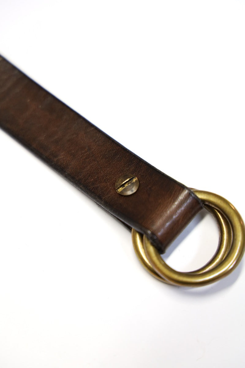VS-601 LEATHER RING BELT-NARROW