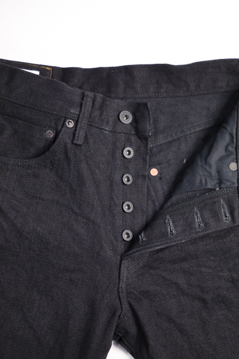ONI246ZR-BKBK 20oz Secret Black Denim Neat Straight