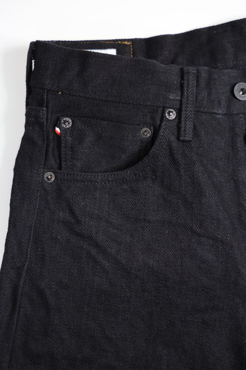 ONI246ZR-BKBK 20oz Secret Black Denim Neat Straight