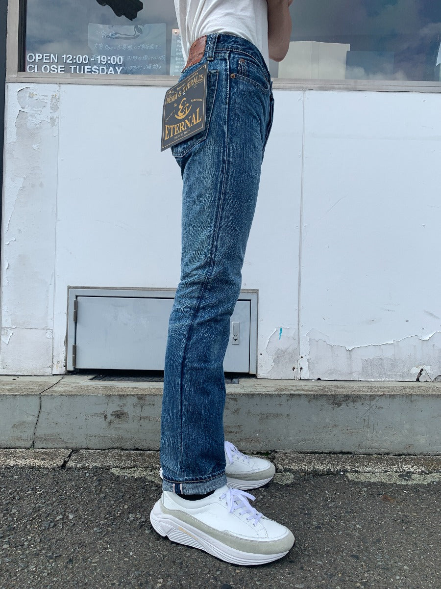 883HW 14.5OZ ORIGINAL SELVAGE BLEACH DENIM TIGHT STRAIGHT