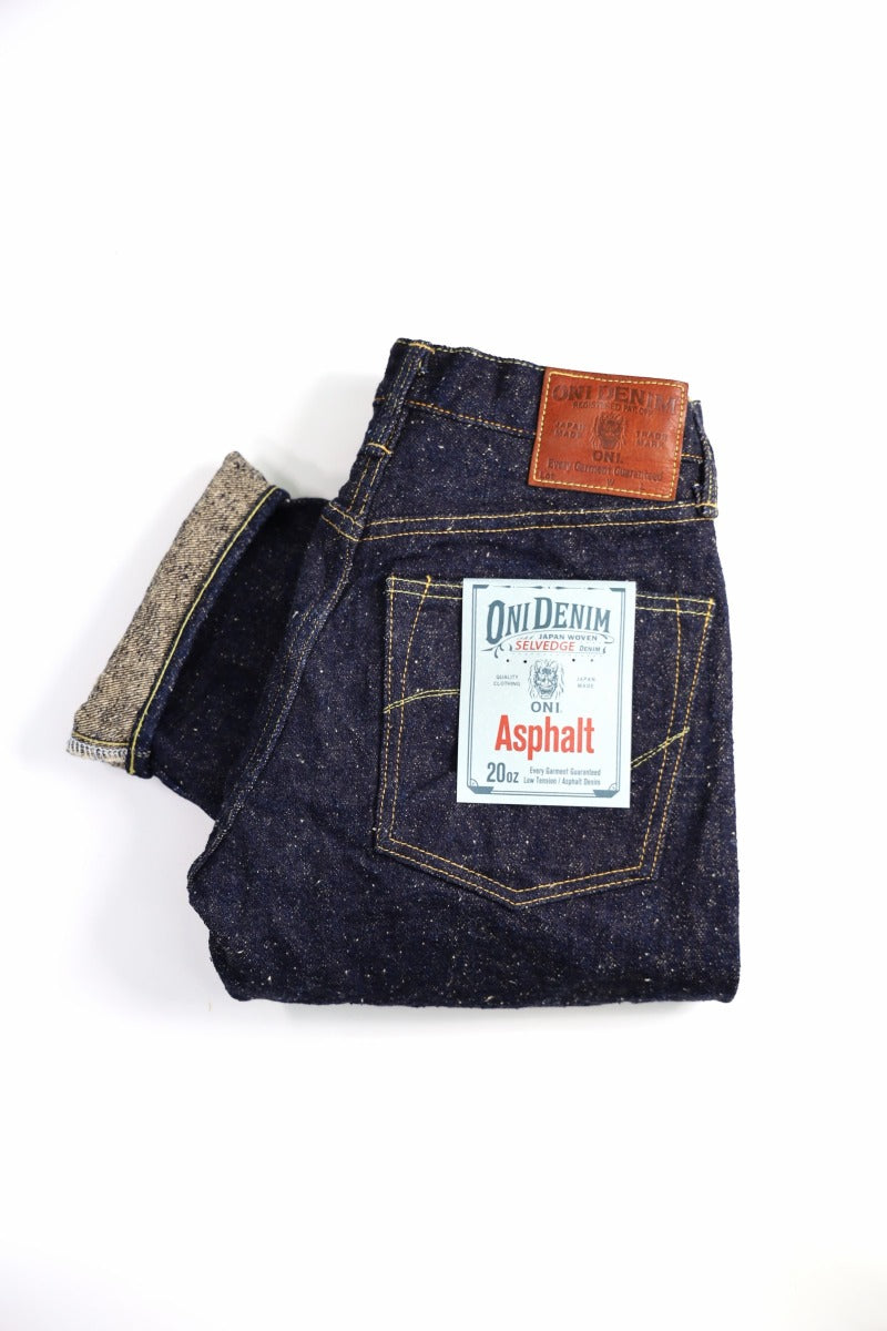 ONI288-Asphalt 20oz Asphalt Denim Regular Straight