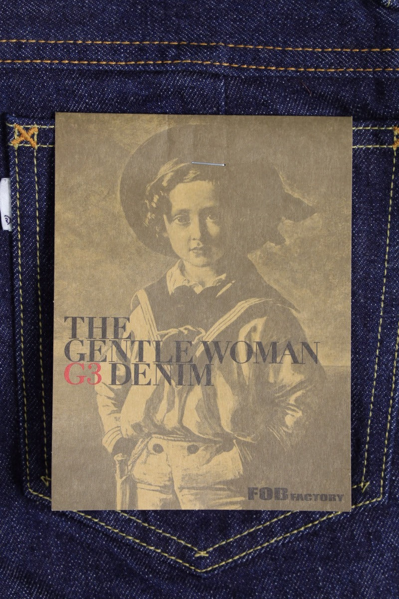 G1184 13OZ G3 SELVEDGE GENTLEWOMAN DENIM 5P