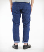 JB2101 TC CORDUROY ANKLE CUT SLIM STRETCH (Navy)