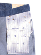 JB2101 TC CORDUROY ANKLE CUT SLIM STRETCH (Navy)
