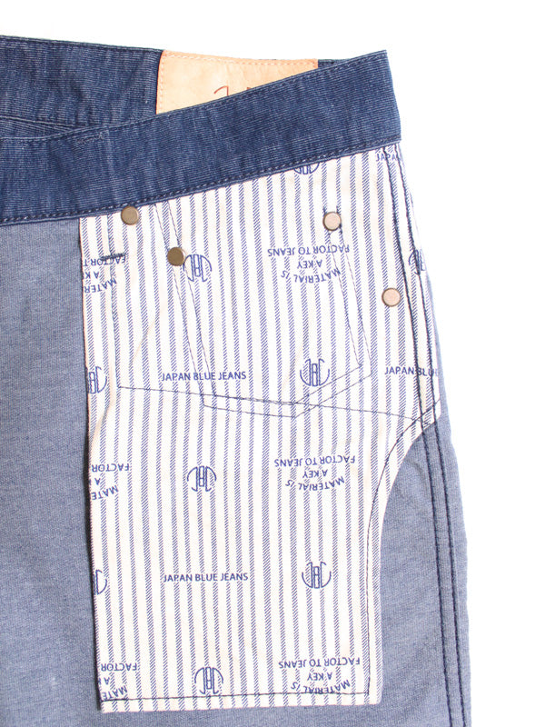 JB2101 TC CORDUROY ANKLE CUT SLIM STRETCH (Navy)