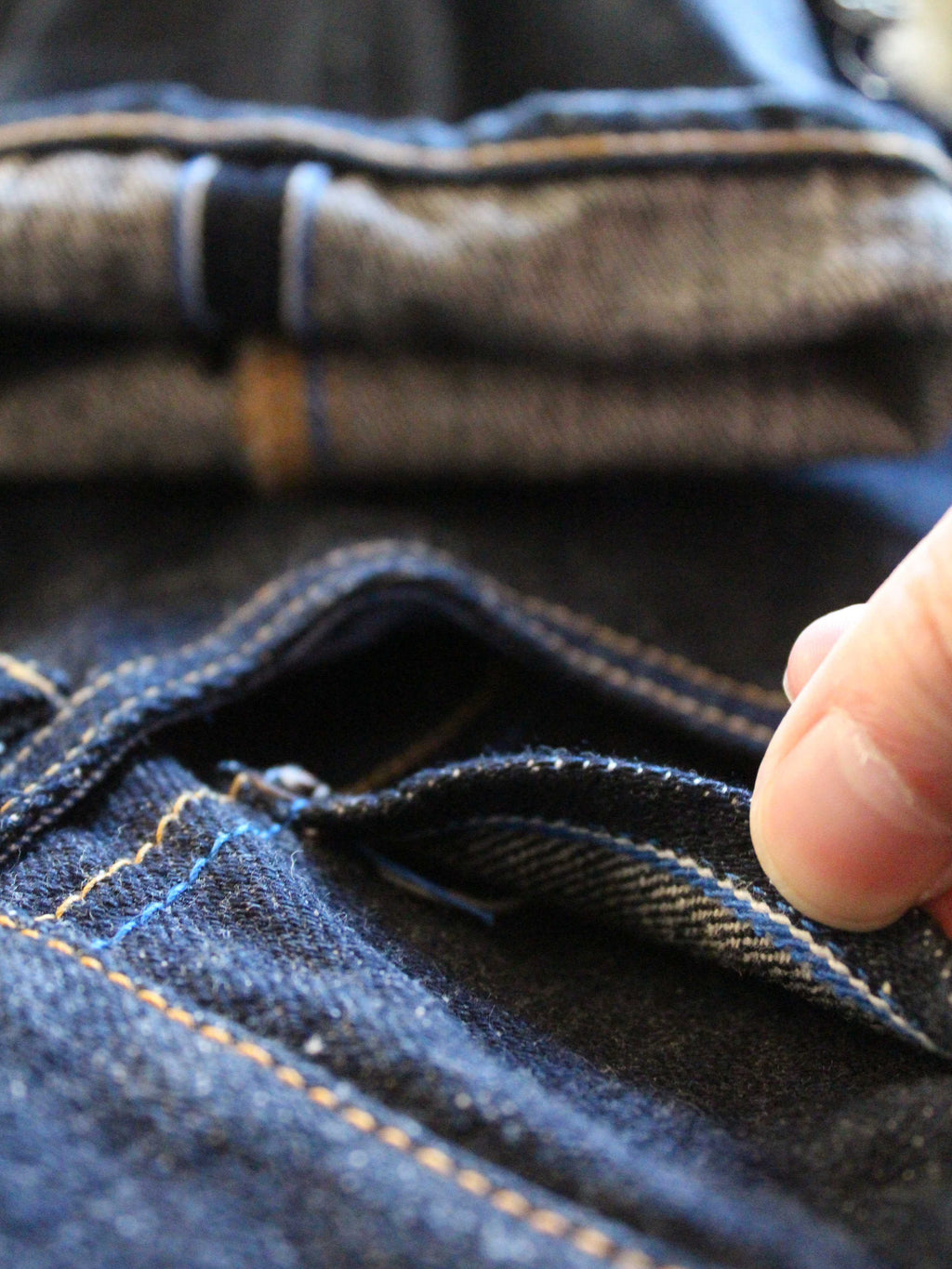 NHT 16.5oz "Natural Indigo" High Tapered